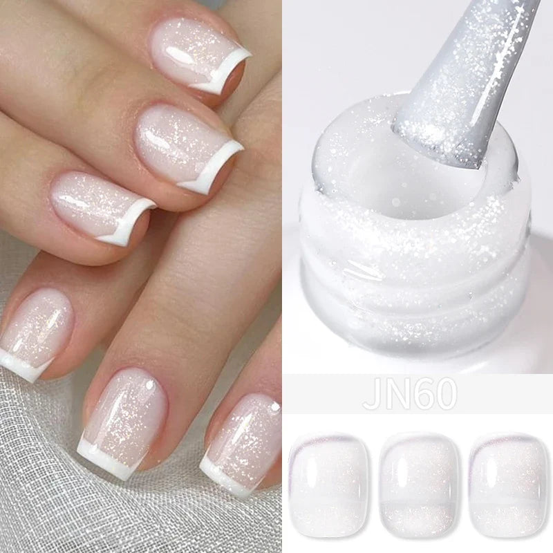 BORN PRETTY 10ml Blood Red Jelly Gel Nail Polish Halloween Nails Art Gel Polish Sheer Translucent Nail Gel for Winter Manicure 76