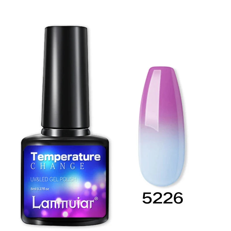 Temperature Color Changing Thermal Nail Polish Fast Drying Water-based Gradient Nail Varnish Manicure Supplies Nail Art 18