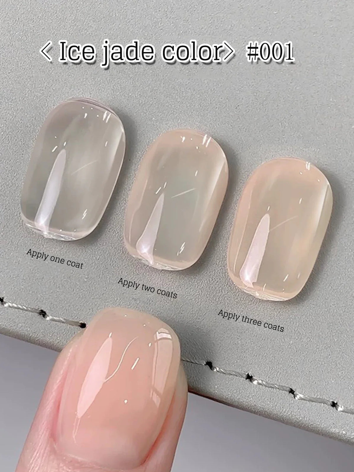 MIANEL  12ML Japanese Style Fairy Gel Nail Polish White Pink Nude Color Ice Clear Nail Polish Pink Nails Summer Nails 1-24pcs 64