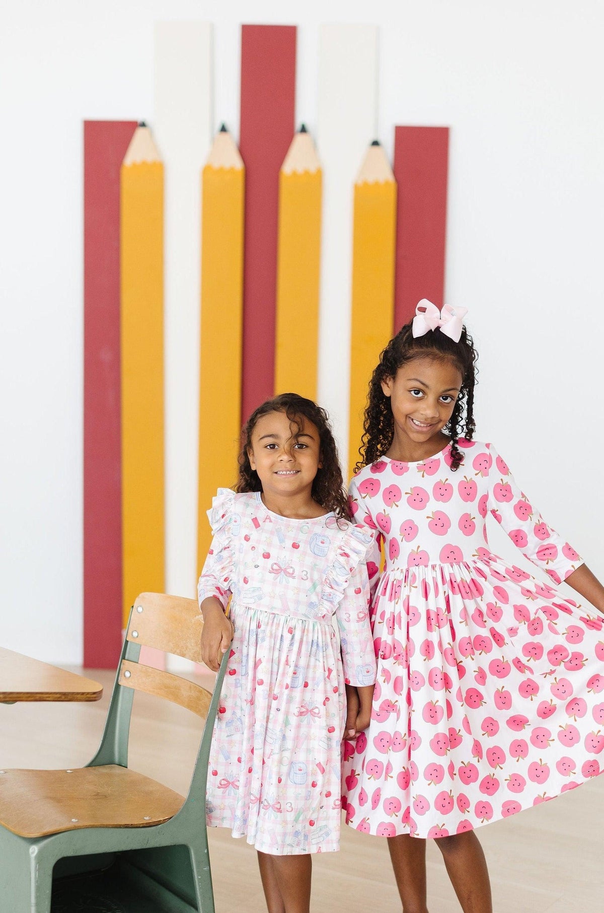 School Days 3/4 Ruffle Twirl Dress 8