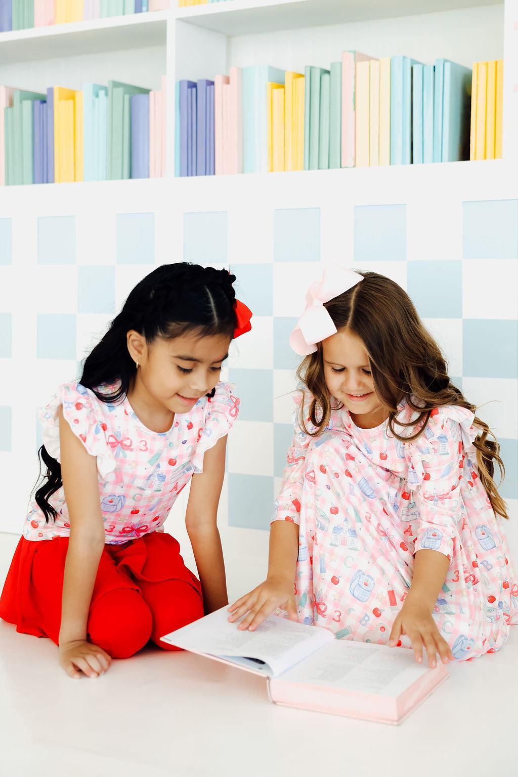 School Days S/S Ruffle Tee 2