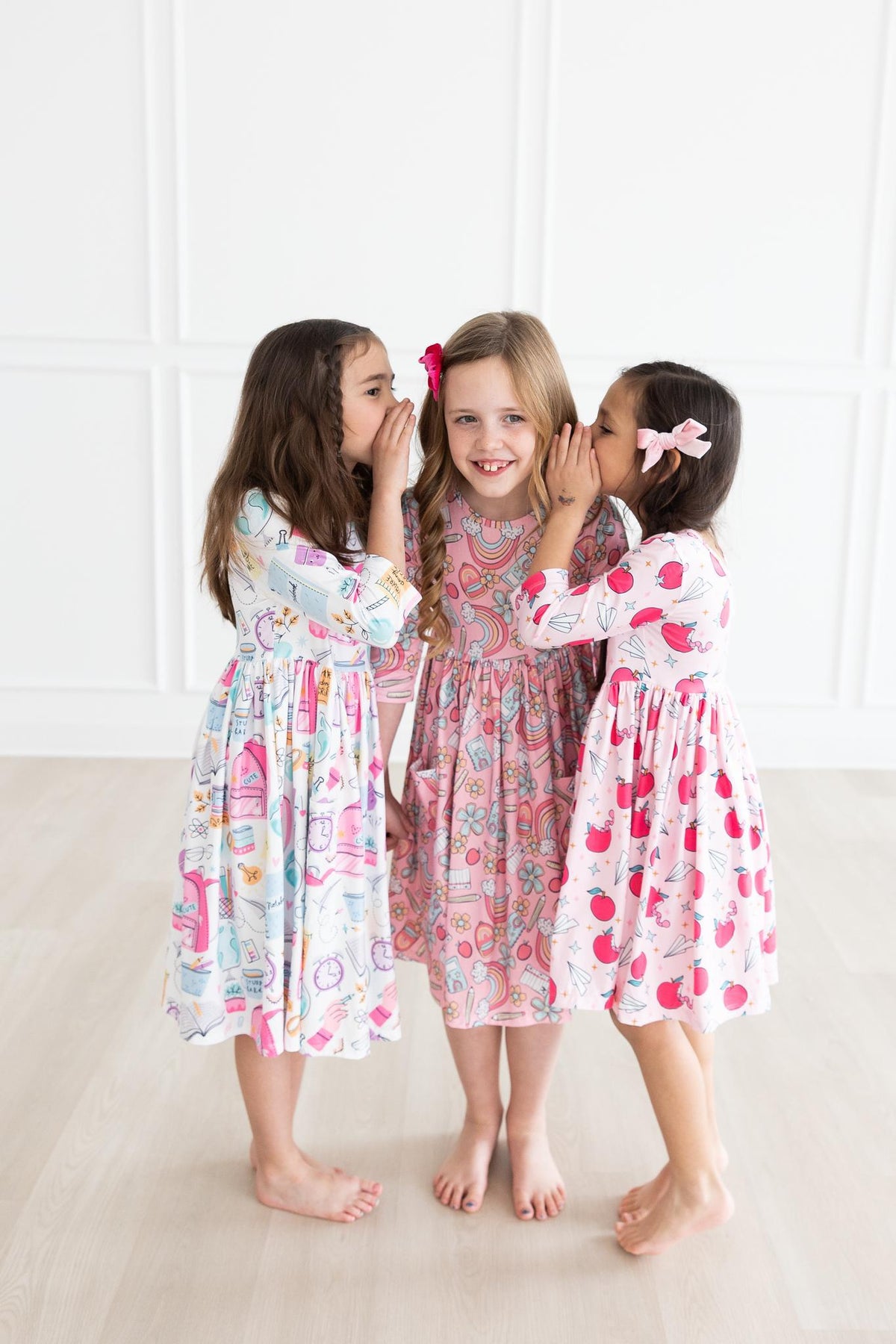 SALE School is Cool 3/4 Sleeve Pocket Twirl Dress 6