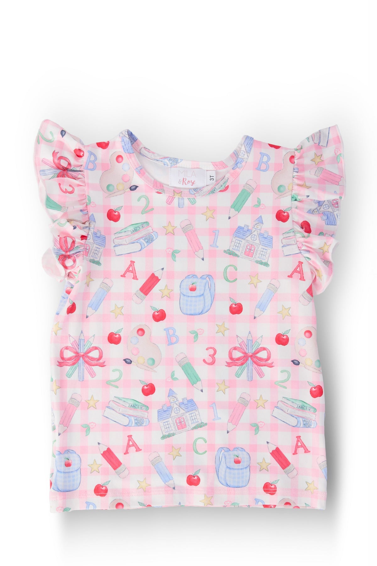 School Days S/S Ruffle Tee 1