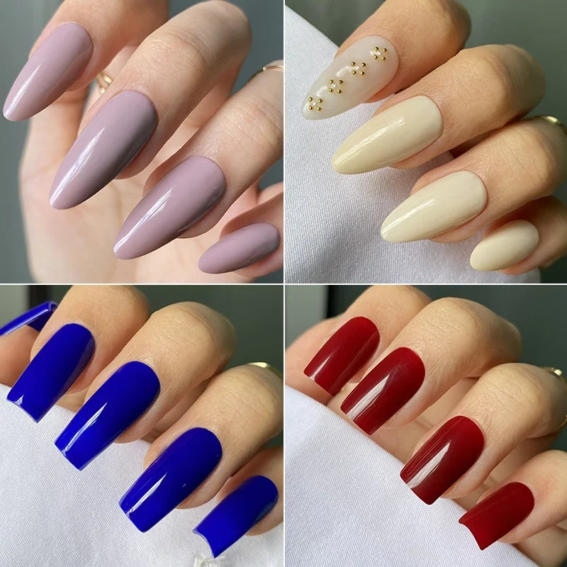 MSHARE 100ML Nail Gel Polish Soak Off UV LED Nails Vernis Semi Permanent Varnish Polish White Red Nail Gel Art 5