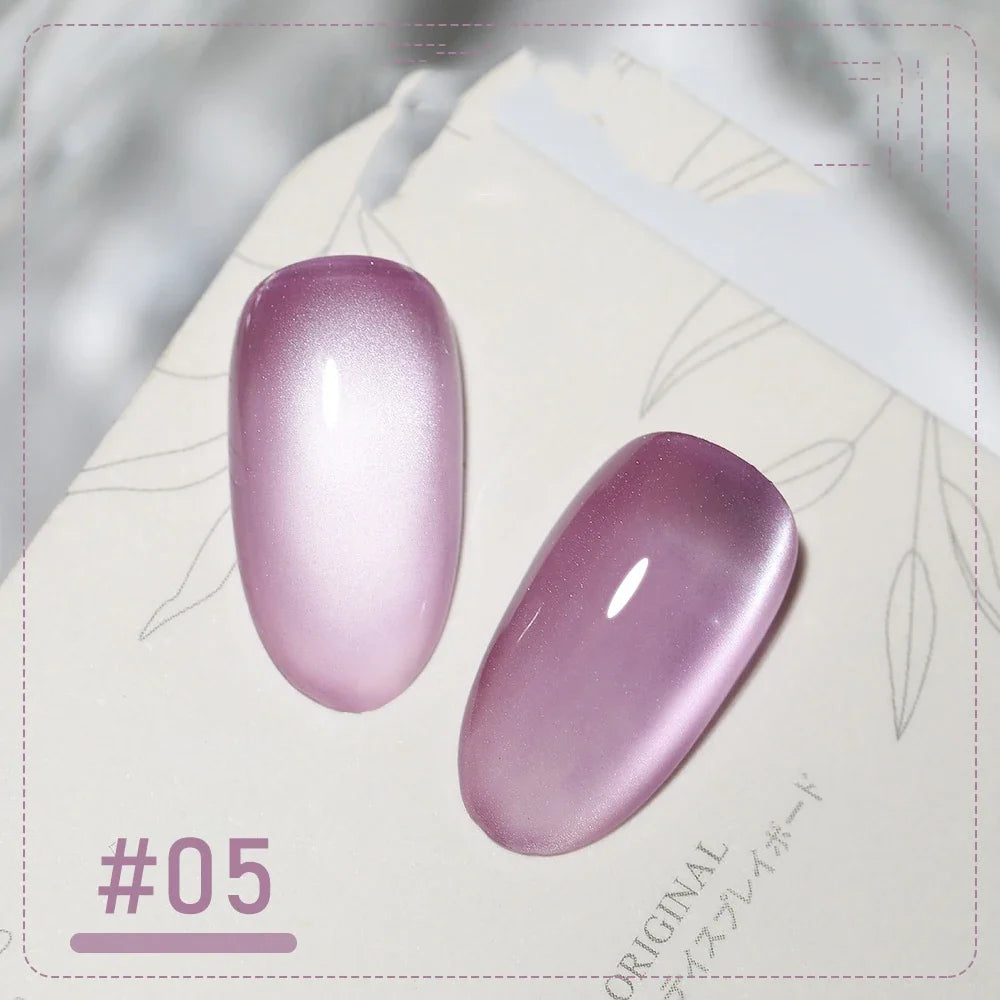 XEIJAYI Pink Cat Eye Gel Nail Polish Ceramic Magnetic Gel UV Semi-permanent Enamels Varnish Nail Supplies For Professionals Gel 76