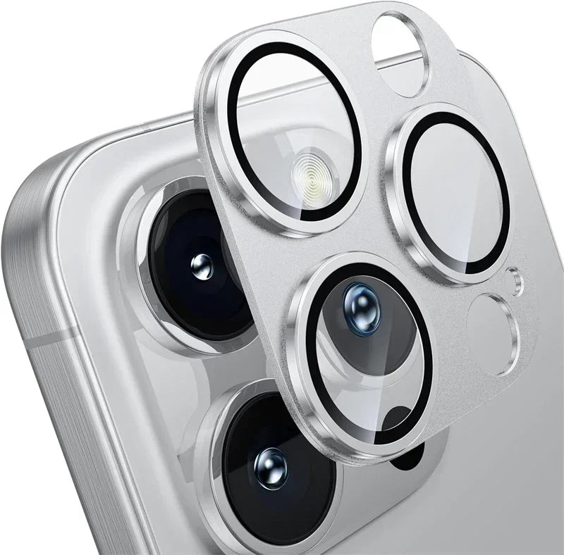 Tempered Glass Lens Protector with Metal Ring 9