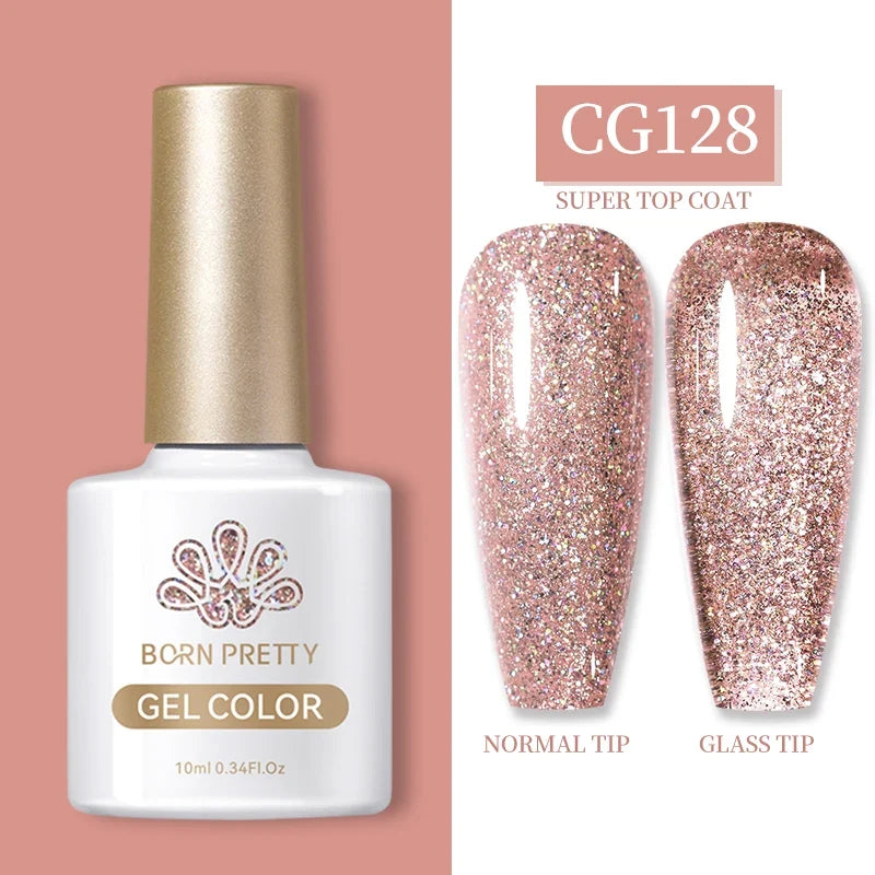 BORN PRETTY 10ml Clear Blooms Gel Polish UV LED Soak Off Nail Art Polish for Spreading Effect Marble Nail Polish Gel Painting 43
