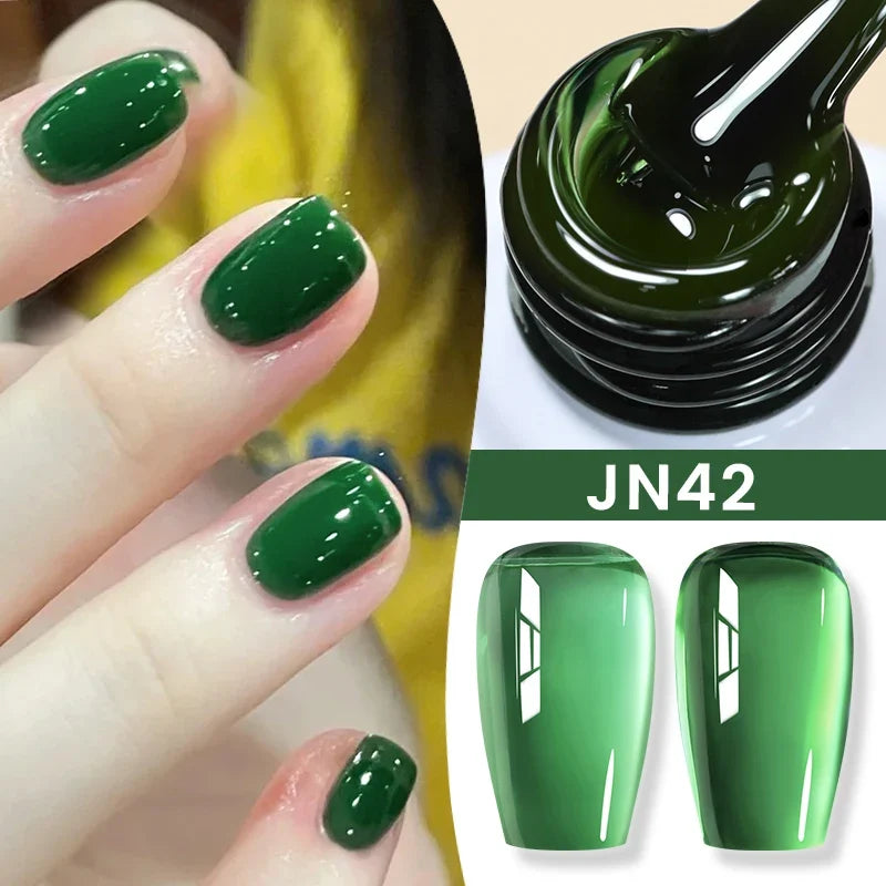 BORN PRETTY 83 Colors 10ml Jelly Nude Gel Nail Polish Autumn Amber Semi Transparent Manicure Soak off UV LED Nails Gel Varnish 81