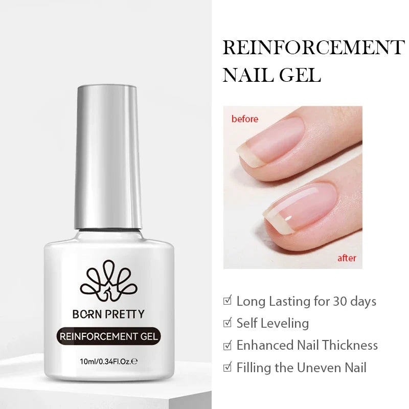 BORN PRETTY 10ml Blood Red Jelly Gel Nail Polish Halloween Nails Art Gel Polish Sheer Translucent Nail Gel for Winter Manicure 113