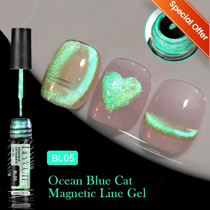 LILYCUTE 7ML Colorful Gel Nail Polish 129 Colors Long Lasting For Manicure Semi Permanent Base Top Coat Nail Art UV Gel Varnish 45