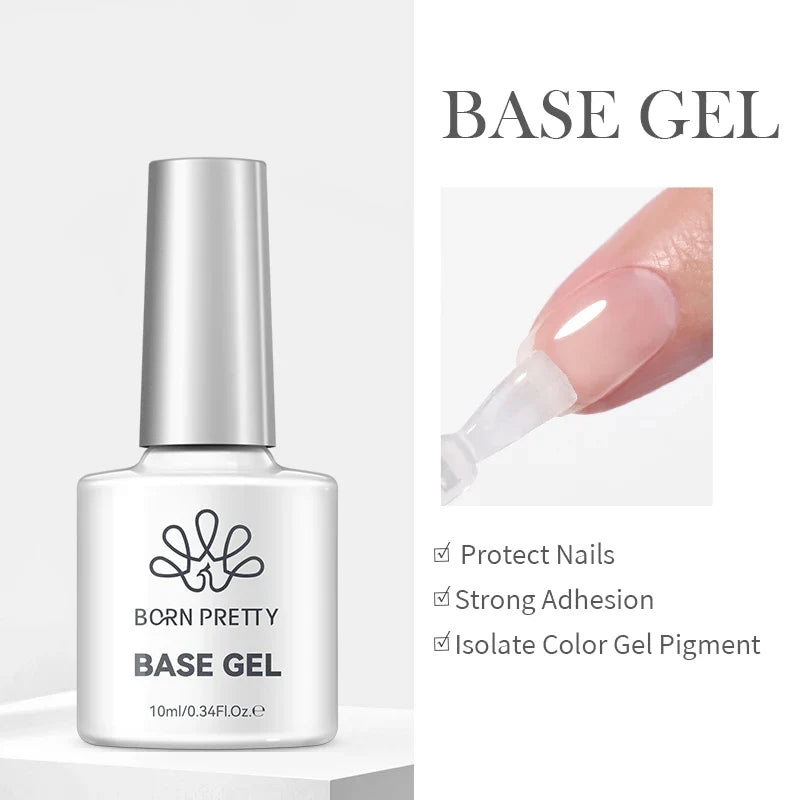 BORN PRETTY Jelly Nude Gel Nail Polish 10ml Light Pink Peach Translucent Color UV Light Cure Gel Varnish Nail Art DIY at Home 33