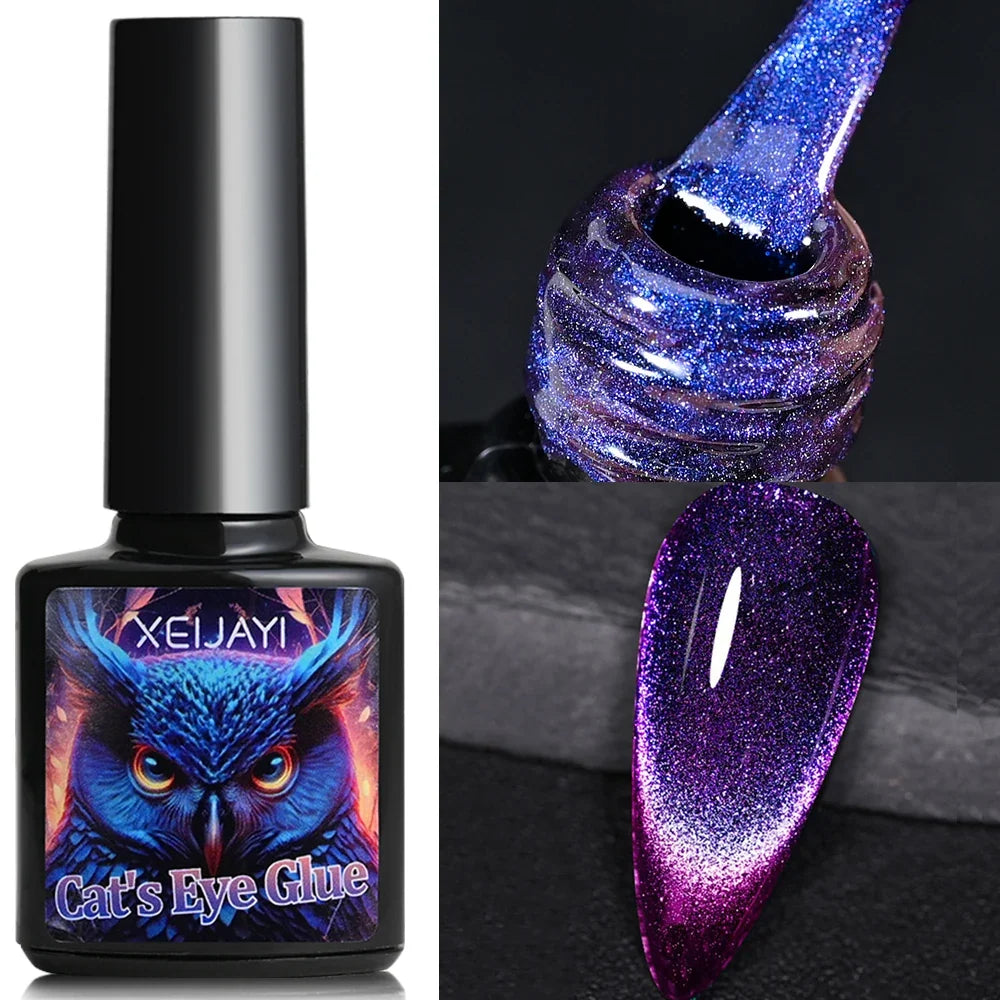 XEIJAYI Pink Cat Eye Gel Nail Polish Ceramic Magnetic Gel UV Semi-permanent Enamels Varnish Nail Supplies For Professionals Gel 23