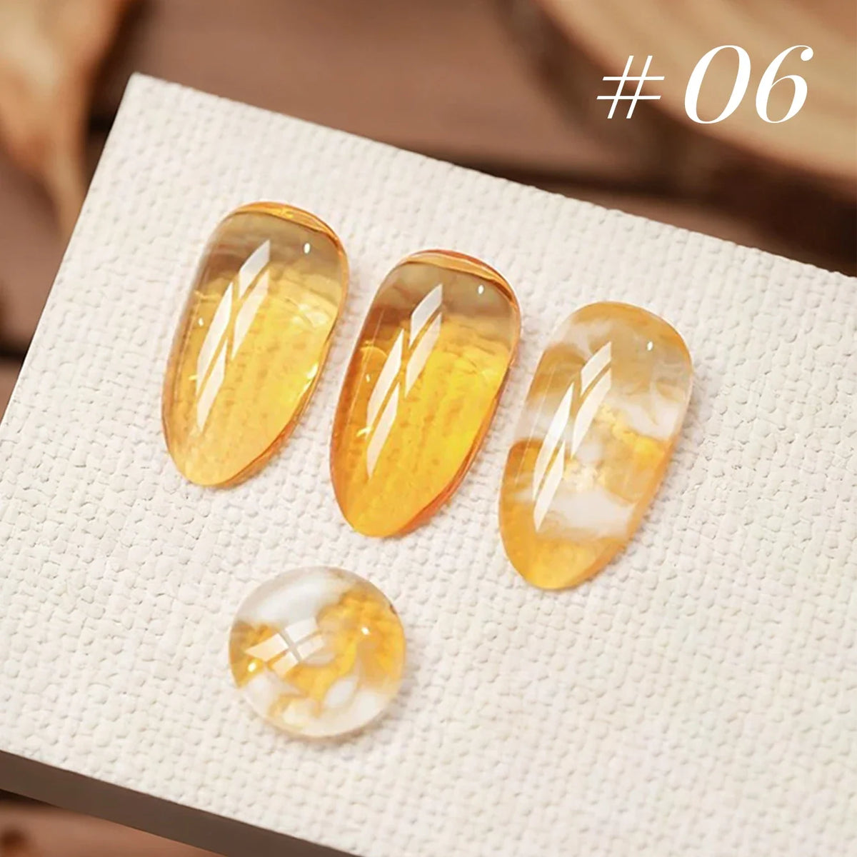 MIANEL 10ML Brown Amber Series Jelly Gel Nail Polish 2026 New Popular Ice Clear Caramel Nail Polish Black Nails 1-6pcs 28