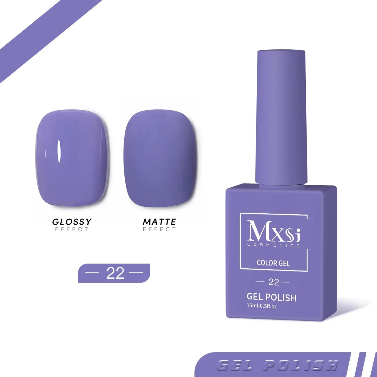 Mxsi 15ml Gel Nail Polish Neon Brown Royal Blue Red Green Pastal Nude Nail Art Varnish Gel Lacquer Top Coat UV Gel Nail Not Set 65