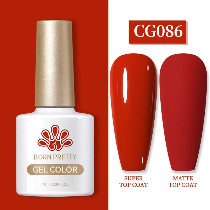 BORN PRETTY 10ml Clear Blooms Gel Polish UV LED Soak Off Nail Art Polish for Spreading Effect Marble Nail Polish Gel Painting 57