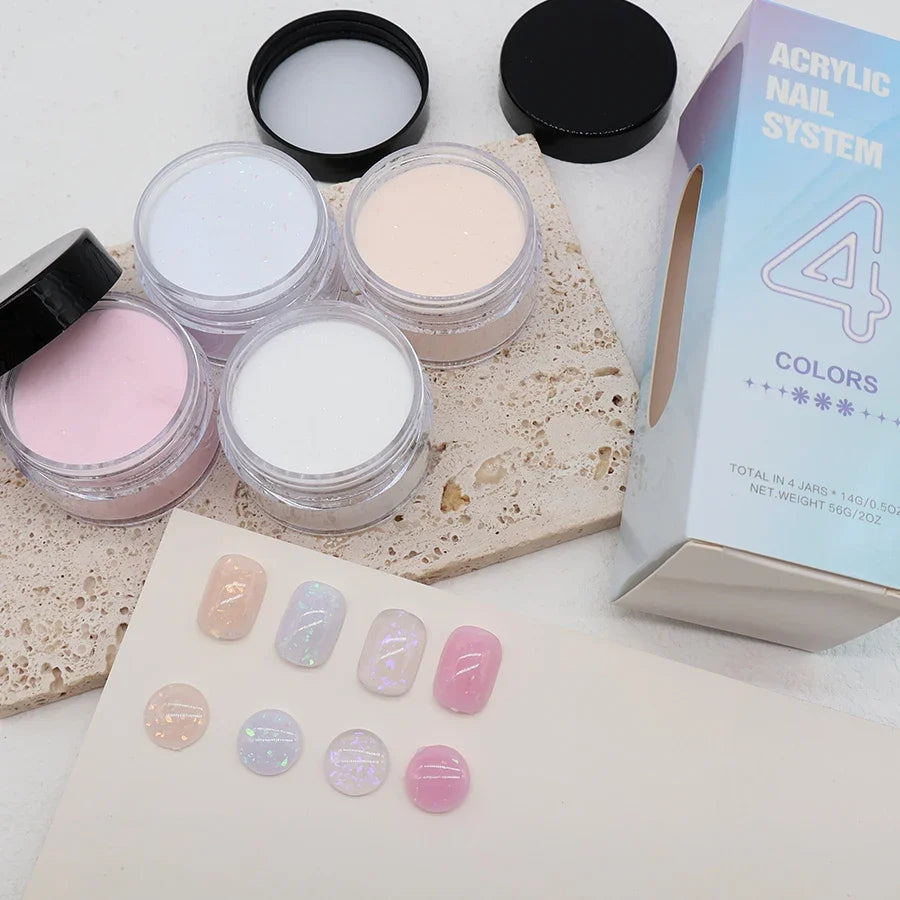 Nail Kit Set Acrylic Powder Monomer Acrylic Liquid For Nail Extension Professional Gel Manicure Set False Nails Art Tools Set *& 22