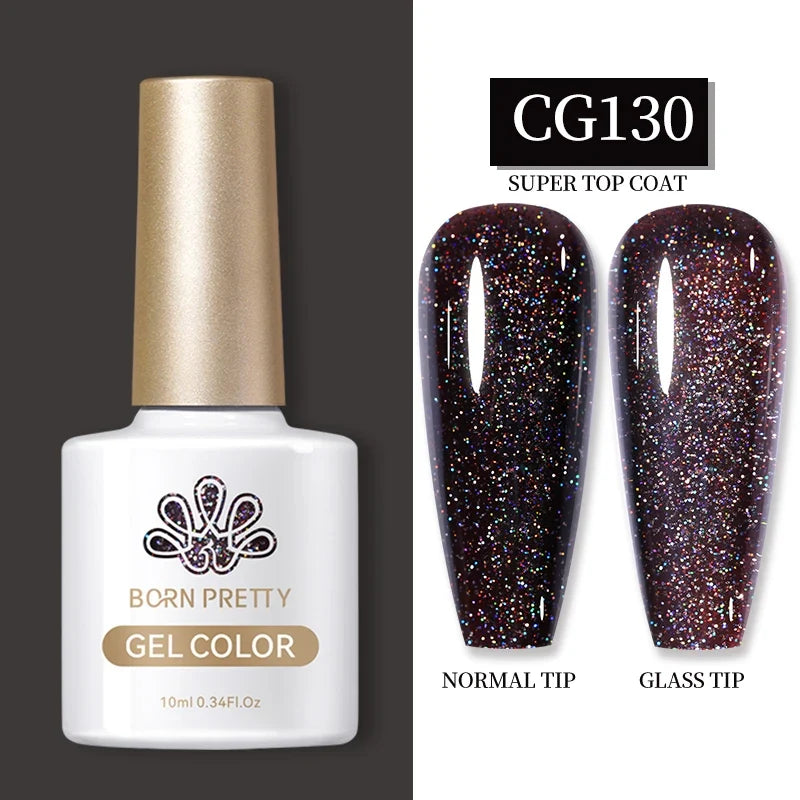 BORN PRETTY 10ml Clear Blooms Gel Polish UV LED Soak Off Nail Art Polish for Spreading Effect Marble Nail Polish Gel Painting 30