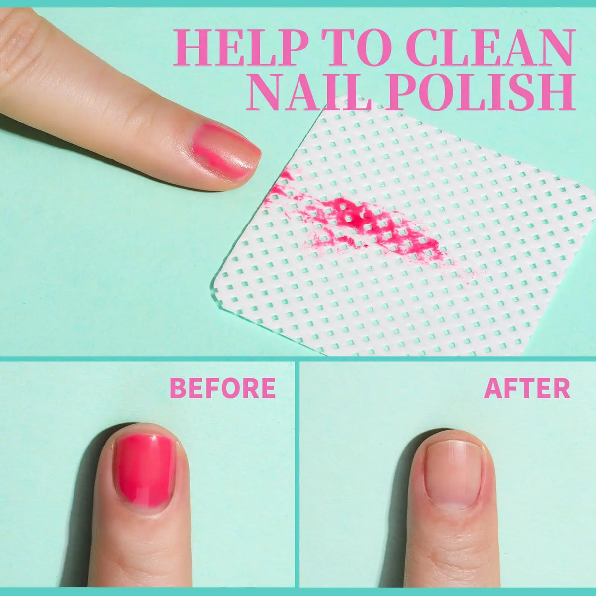 YIKOOLIN 200 Pieces Lint-Free Nail Wipes Professional Eyelash Extension Glue Wipes Nail Polish Removal Wipes for Salon Use 6