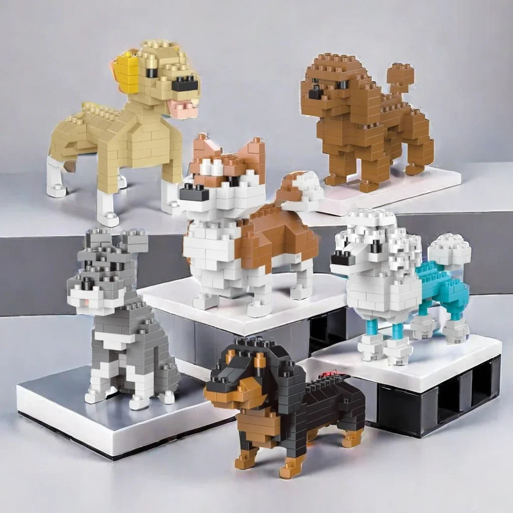 Mini Dachshund Dog Building Blocks Toy for Adults and Kids: Detailed and Lifelike Design,  Fun and Educational Construction Set 2