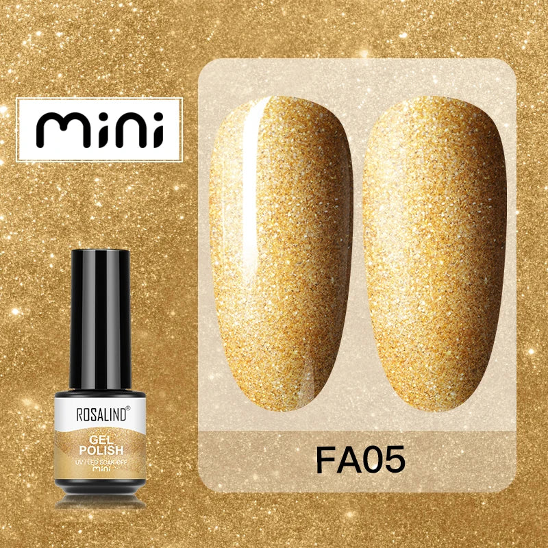 ROSALIND 7ml/15ml Summer Green Gel Nail Polish Semi Permanent Nail Art Manicure Soak Off Top Base Matt Hybrid Varnishes UV Gel 72