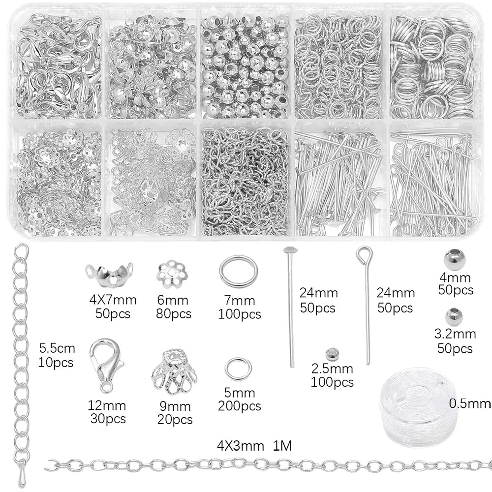 1 Set Jewelry Making Starter Kit – DIY Earrings, Necklaces & Findings for Beginners and Adults 5