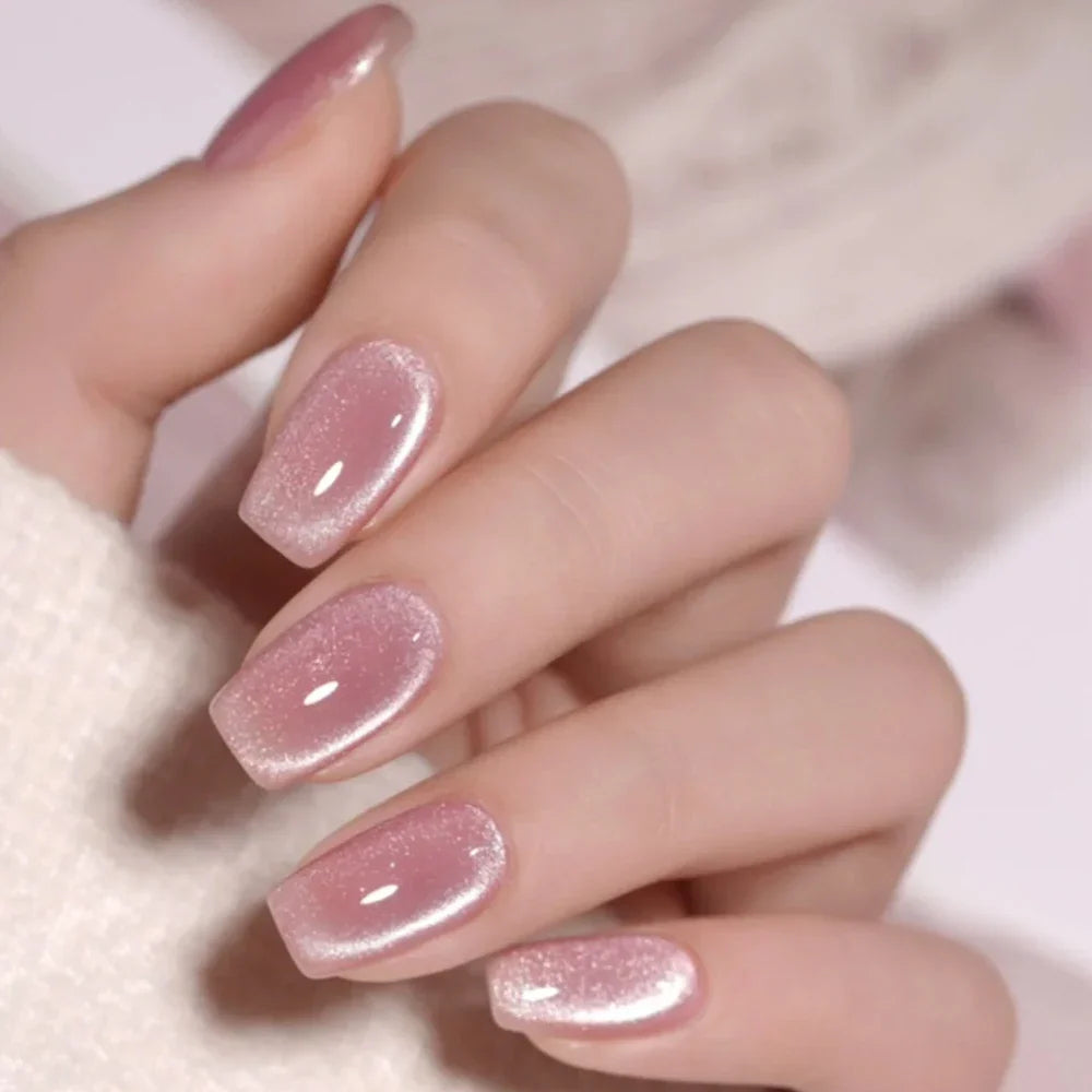 XEIJAYI Pink Cat Eye Gel Nail Polish Ceramic Magnetic Gel UV Semi-permanent Enamels Varnish Nail Supplies For Professionals Gel 3
