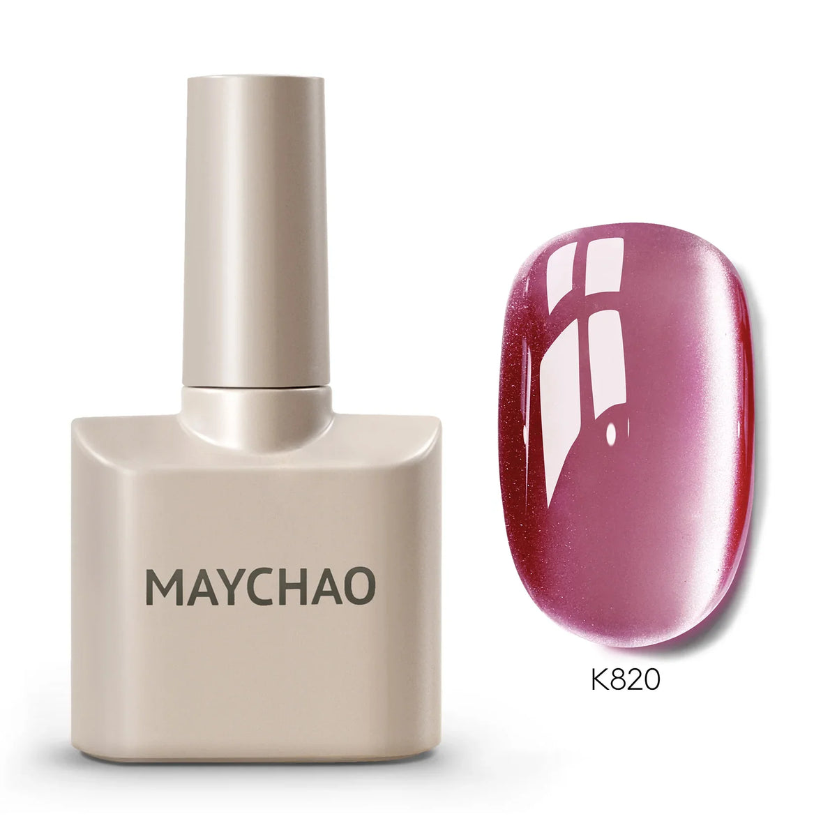 MAYCHAORomantic Galaxy Cat Eye Gel Nail Polish With Magnet Soak off UV Holographic Magnetic Rainbow Gel Polish for Nail Manicure 10