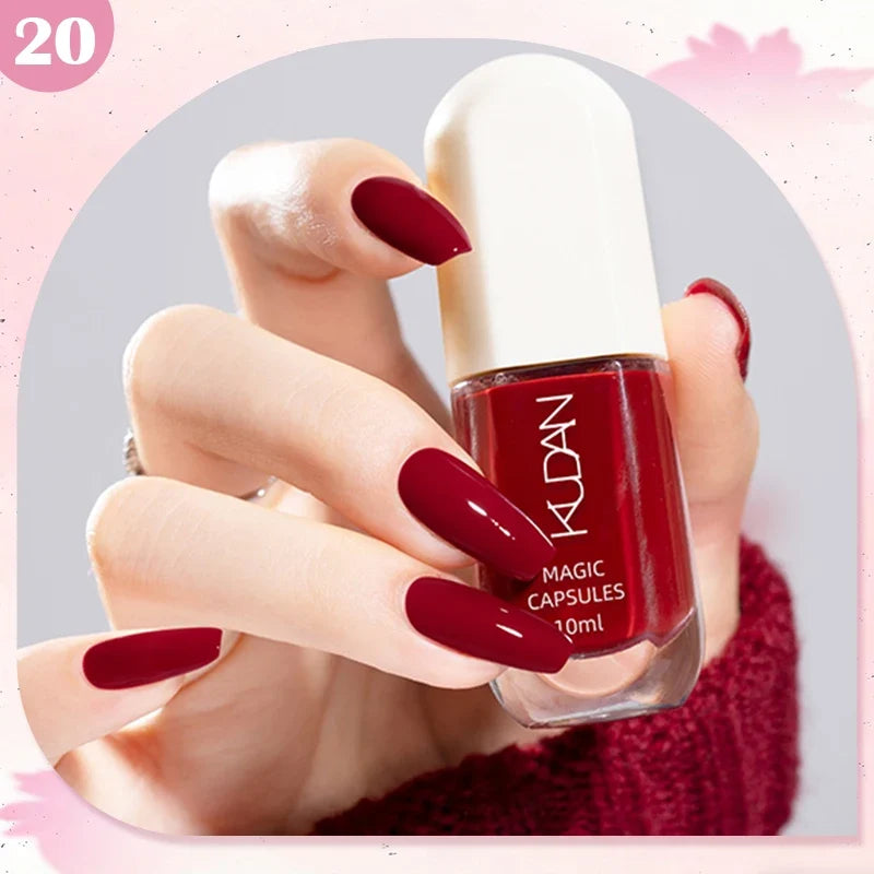 10ml Water-Based Peel Off Nail Polish 40 Colors Long Lasting Quick Drying No Need of Lamp to Cure Nail Supplies Manicure Nails 27