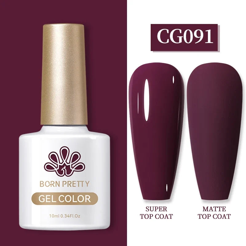 BORN PRETTY 10ml Clear Blooms Gel Polish UV LED Soak Off Nail Art Polish for Spreading Effect Marble Nail Polish Gel Painting 7