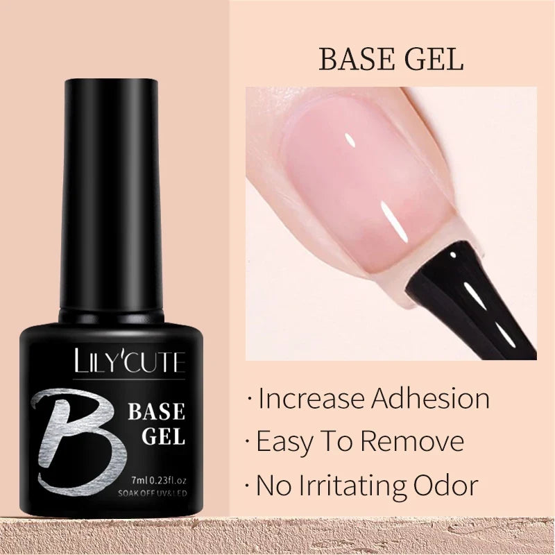 LILYCUTE 7ML Colorful Gel Nail Polish 129 Colors Long Lasting For Manicure Semi Permanent Base Top Coat Nail Art UV Gel Varnish 88