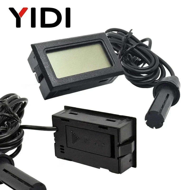 Mini LCD Digital Thermometer Hygrometer | Dual Probe Temperature Humidity Monitor 5