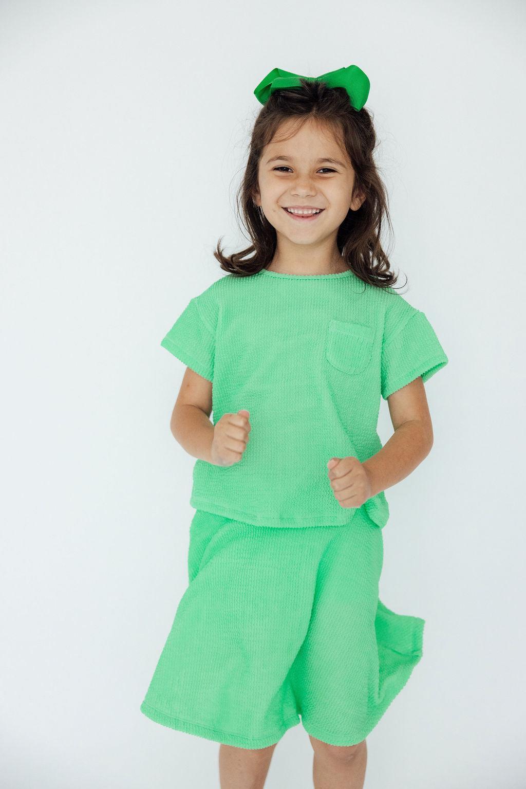 SALE Seafoam Green Scrunchy Pocket Tee 3