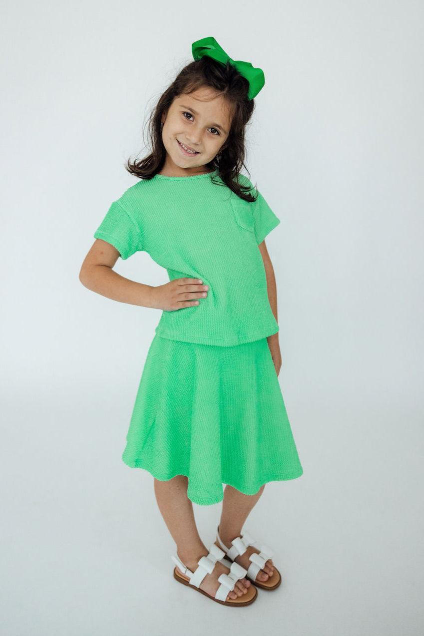 SALE Seafoam Green Scrunchy Twirl Skort 2
