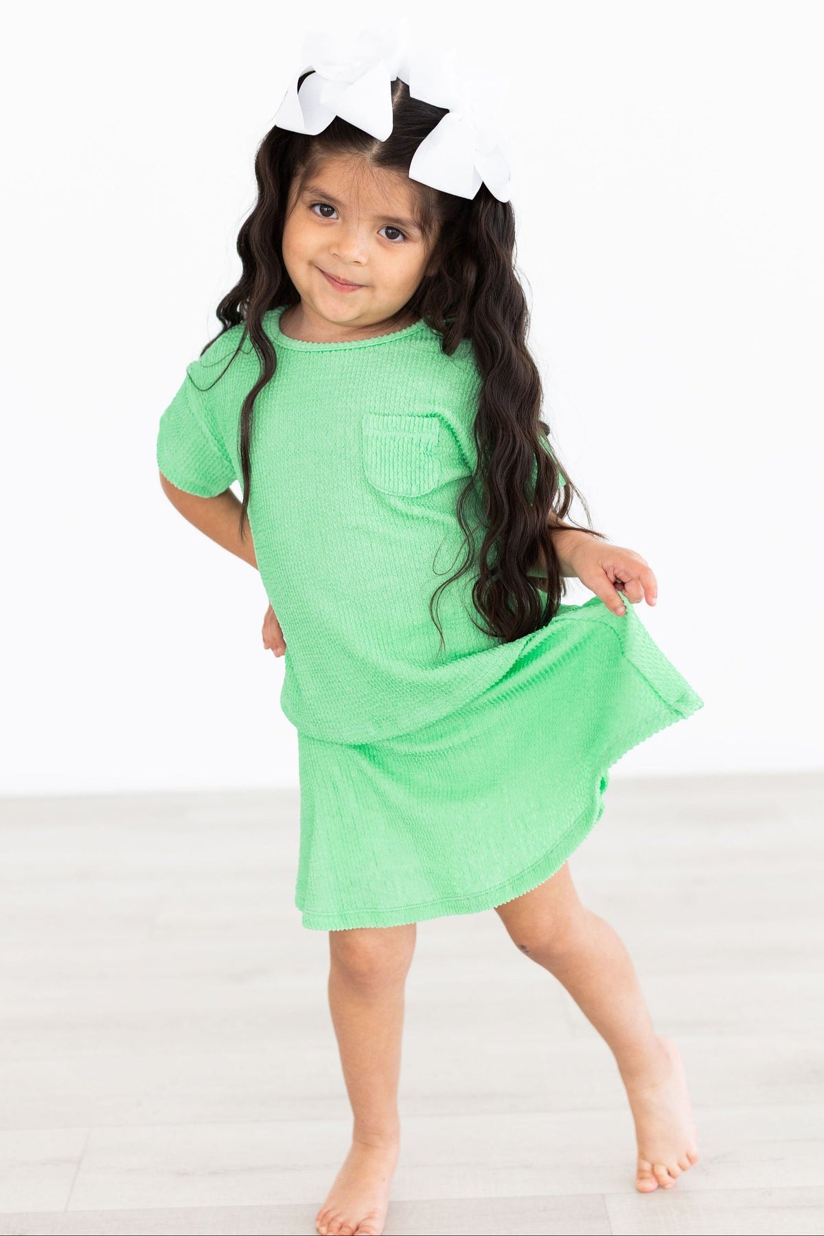 SALE Seafoam Green Scrunchy Twirl Skort 4