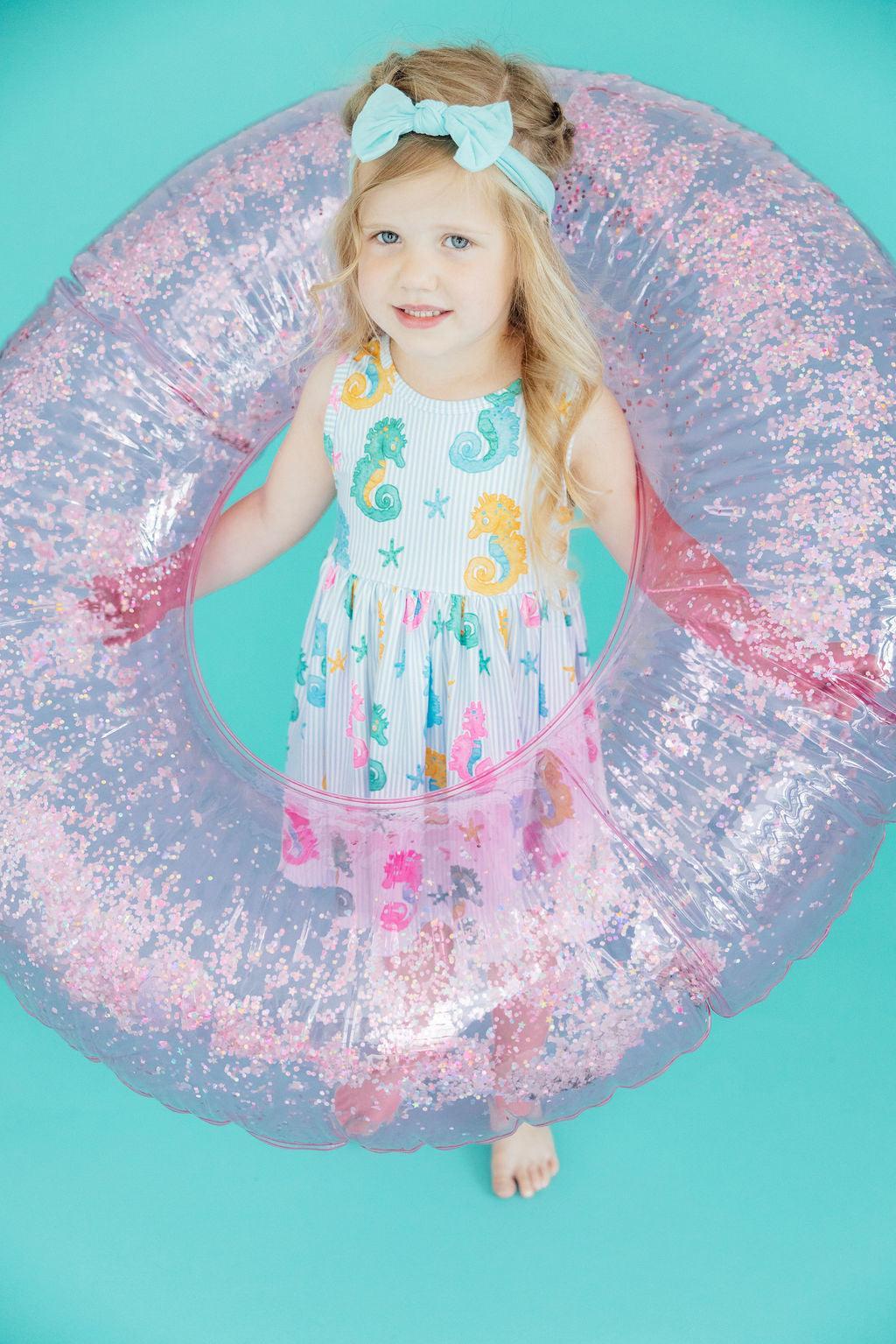 Seahorse Swirl Tank Twirl Dress 2