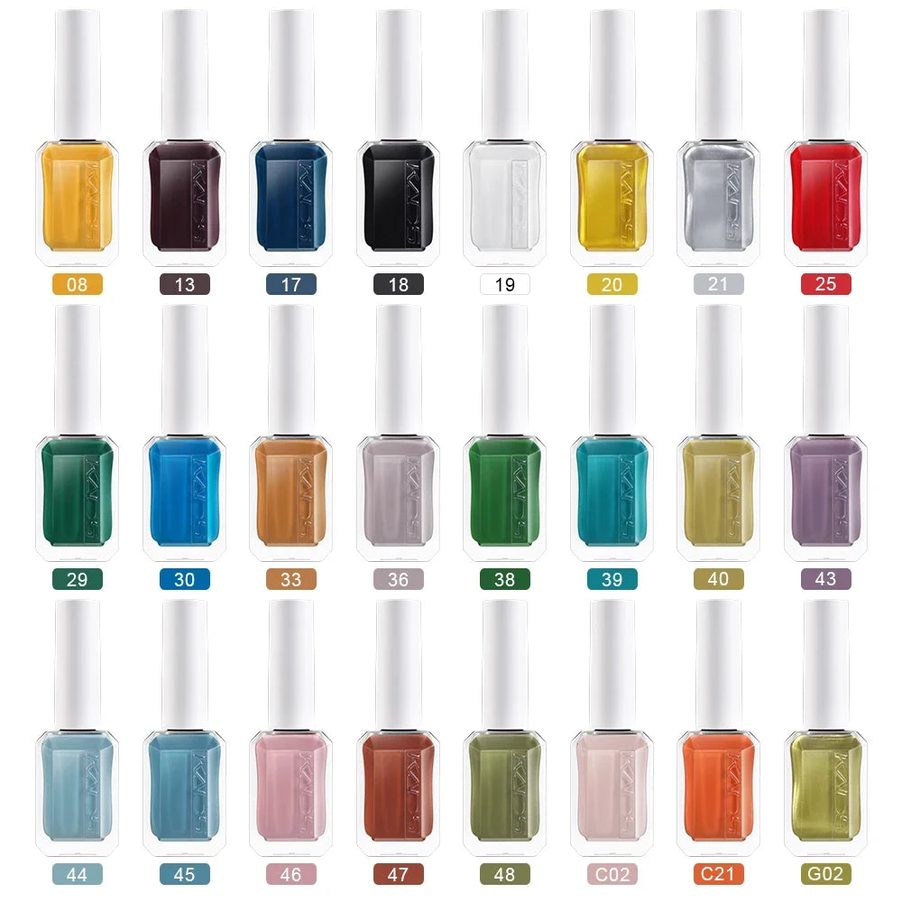 KADS Professional 11ml 24 Colors Nail Stamping Polish Gold Silver Nails Art Varnish for Stamping Plate DIY Nail Printing Polish 2