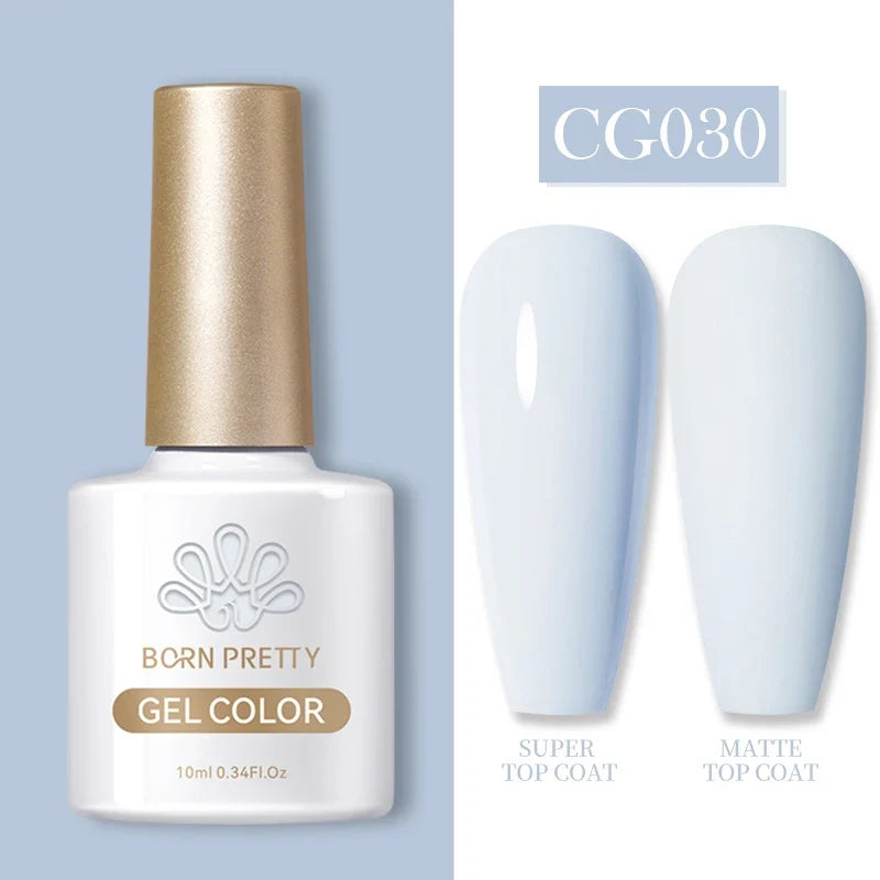BORN PRETTY 10ml Clear Blooms Gel Polish UV LED Soak Off Nail Art Polish for Spreading Effect Marble Nail Polish Gel Painting 44