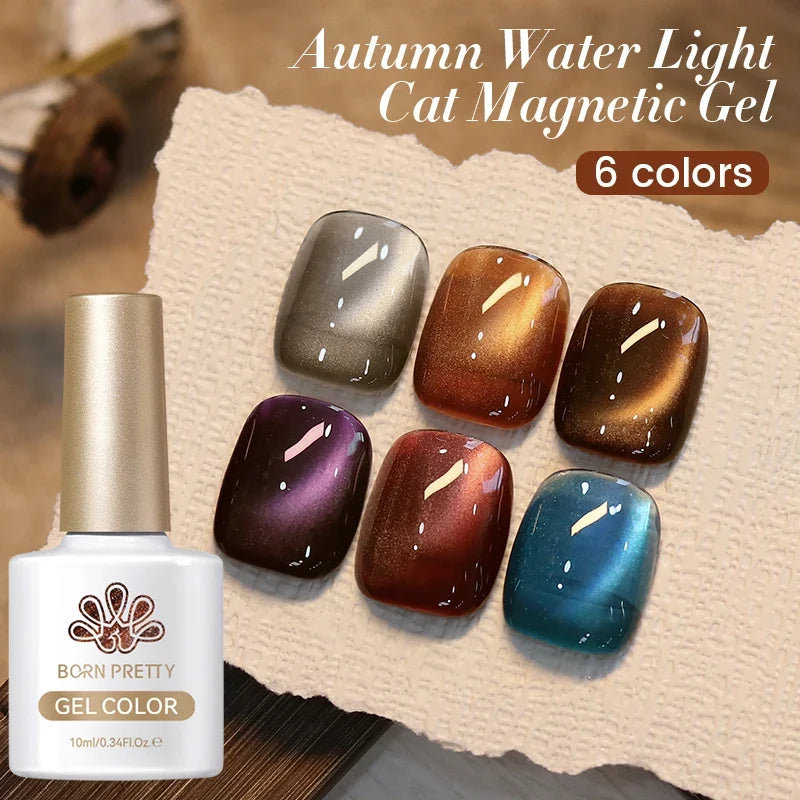 BORN PRETTY 117 Colors Cat Magnetic Gel Nail Polish 10ml Full Coverage Varnish Semi Permanent Super Gorgeous Nails Manicure 5