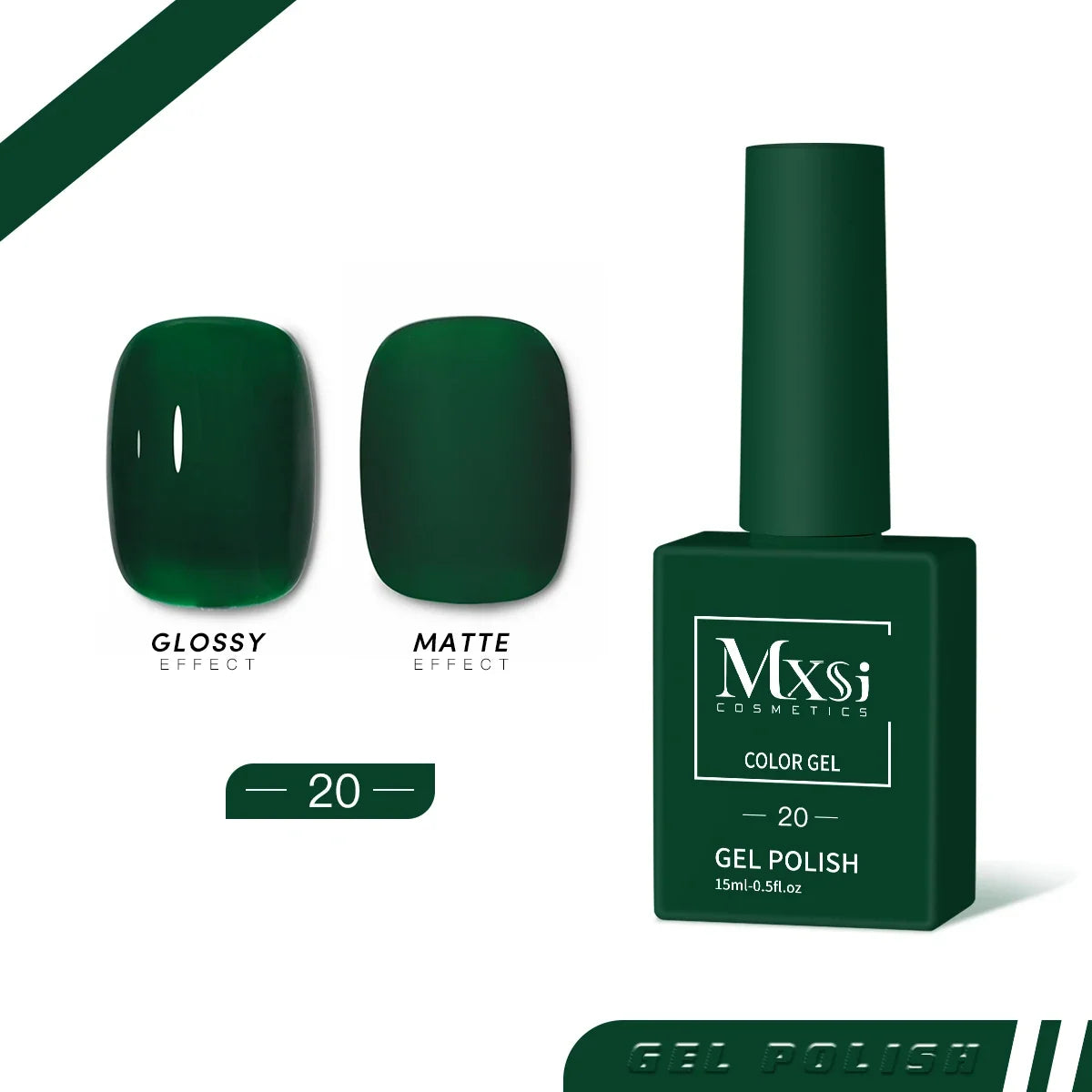 Mxsi 15ml Gel Nail Polish Neon Brown Royal Blue Red Green Pastal Nude Nail Art Varnish Gel Lacquer Top Coat UV Gel Nail Not Set 42