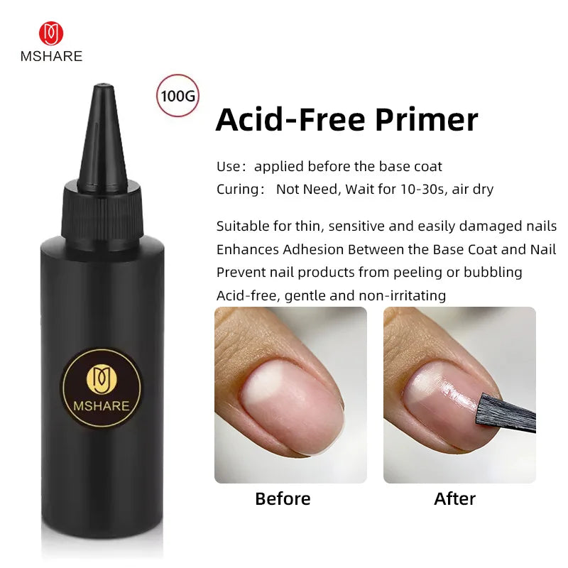 MSHARE 100ML Nail Gel Polish Soak Off UV LED Nails Vernis Semi Permanent Varnish Polish White Red Nail Gel Art 26