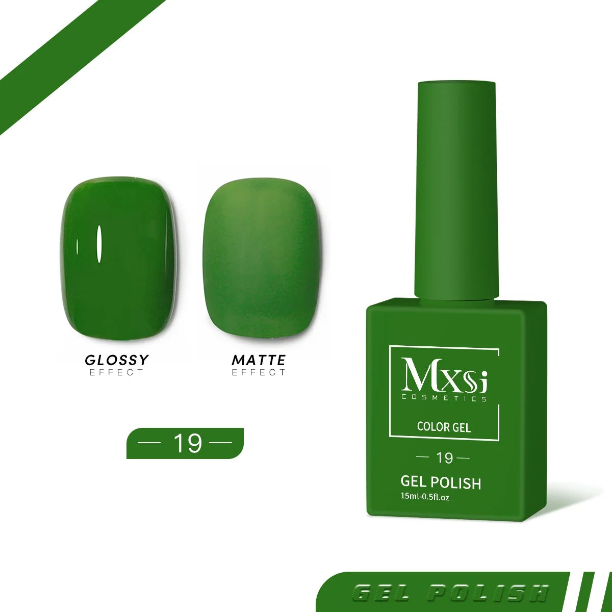 Mxsi 15ml Gel Nail Polish Neon Brown Royal Blue Red Green Pastal Nude Nail Art Varnish Gel Lacquer Top Coat UV Gel Nail Not Set 16