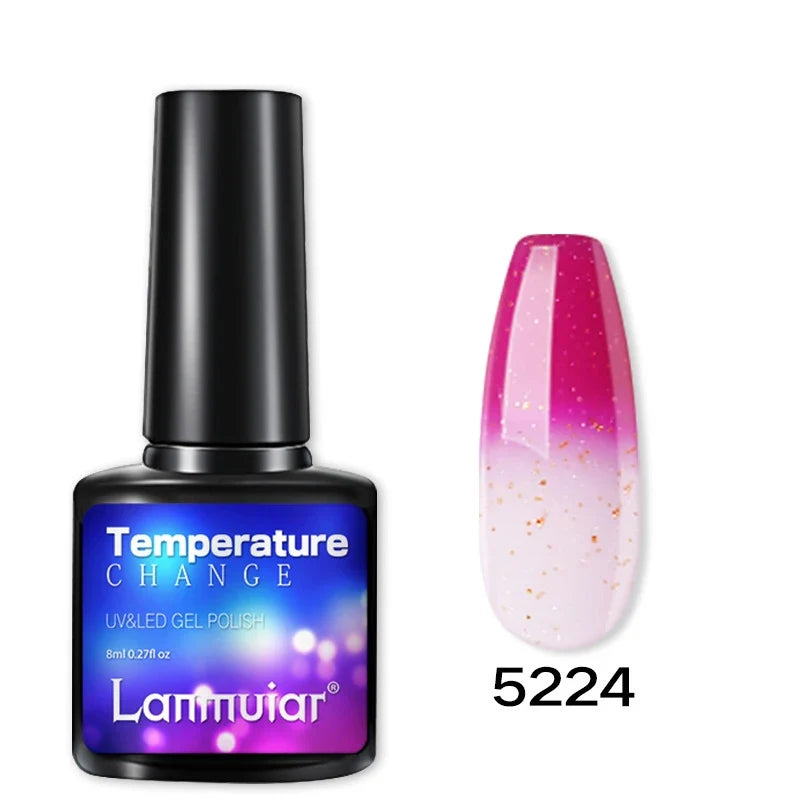 Temperature Color Changing Thermal Nail Polish Fast Drying Water-based Gradient Nail Varnish Manicure Supplies Nail Art 20
