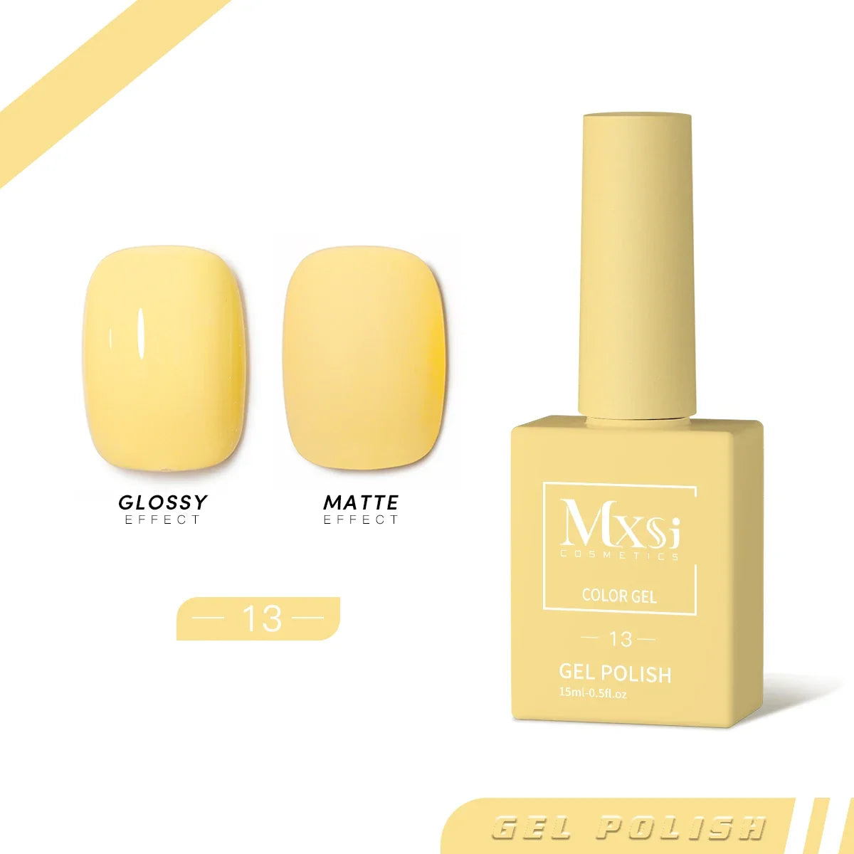 Mxsi 15ml Gel Nail Polish Neon Brown Royal Blue Red Green Pastal Nude Nail Art Varnish Gel Lacquer Top Coat UV Gel Nail Not Set 54