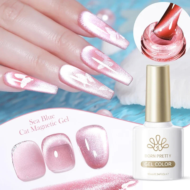 BORN PRETTY 117 Colors Cat Magnetic Gel Nail Polish 10ml Full Coverage Varnish Semi Permanent Super Gorgeous Nails Manicure 65