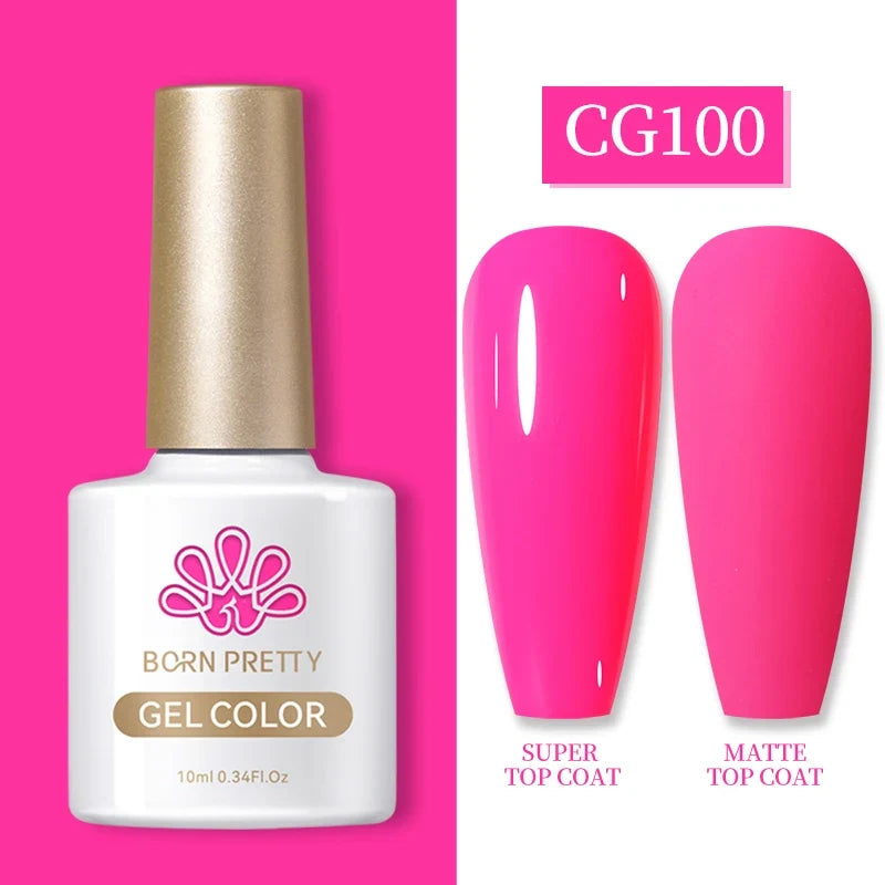 BORN PRETTY 10ml Clear Blooms Gel Polish UV LED Soak Off Nail Art Polish for Spreading Effect Marble Nail Polish Gel Painting 24