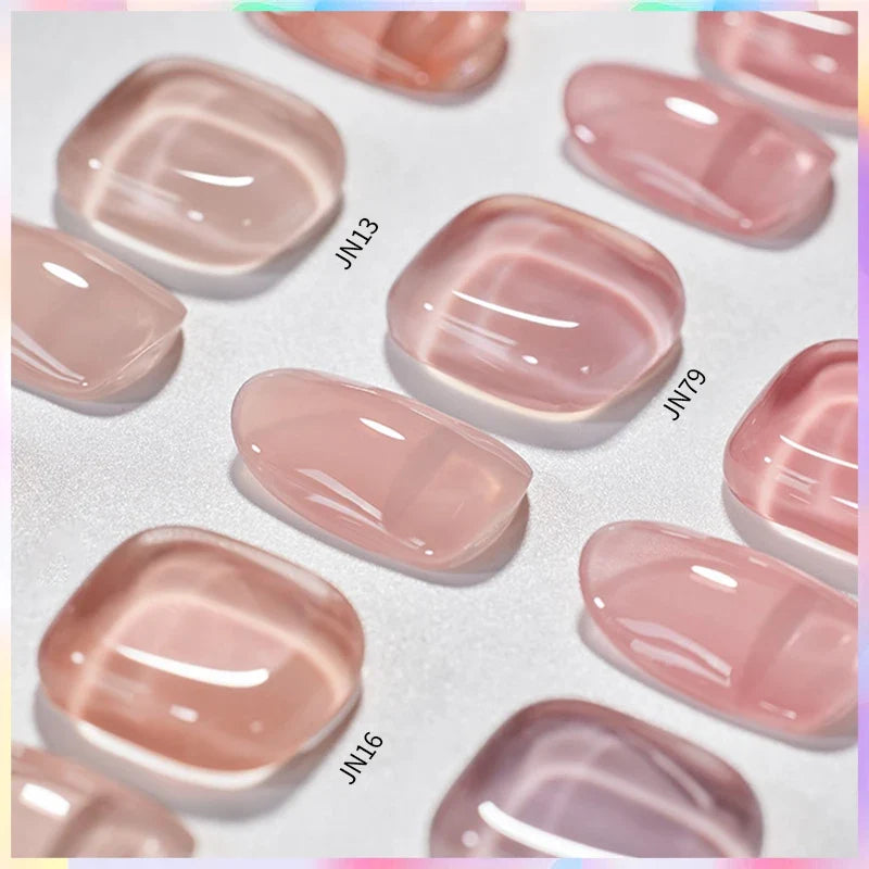 BORN PRETTY 83 Colors 10ml Jelly Nude Gel Nail Polish Autumn Amber Semi Transparent Manicure Soak off UV LED Nails Gel Varnish 4