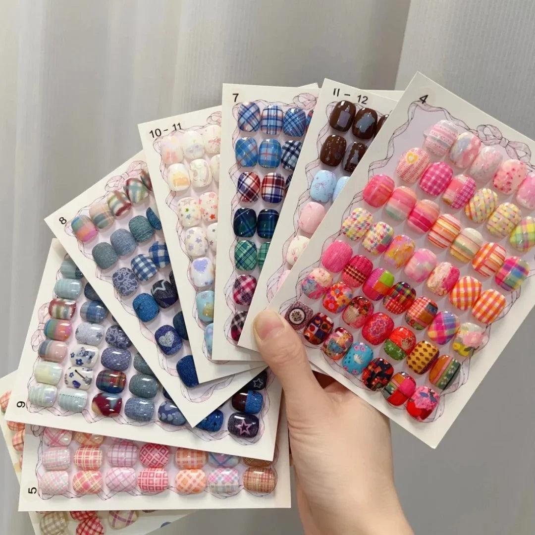 10Rolls Plaid Thousand-Bird Bow  Stars Nail Foils Transfer Paper  Nail Art Stickers  Manicure Set Decal  Nails Decoration 3