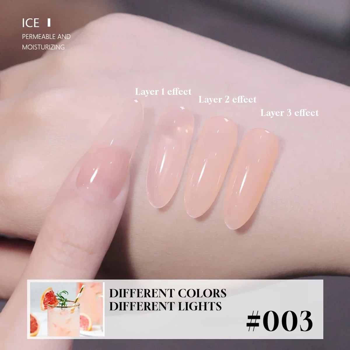 MIANEL  12ML Japanese Style Fairy Gel Nail Polish White Pink Nude Color Ice Clear Nail Polish Pink Nails Summer Nails 1-24pcs 37