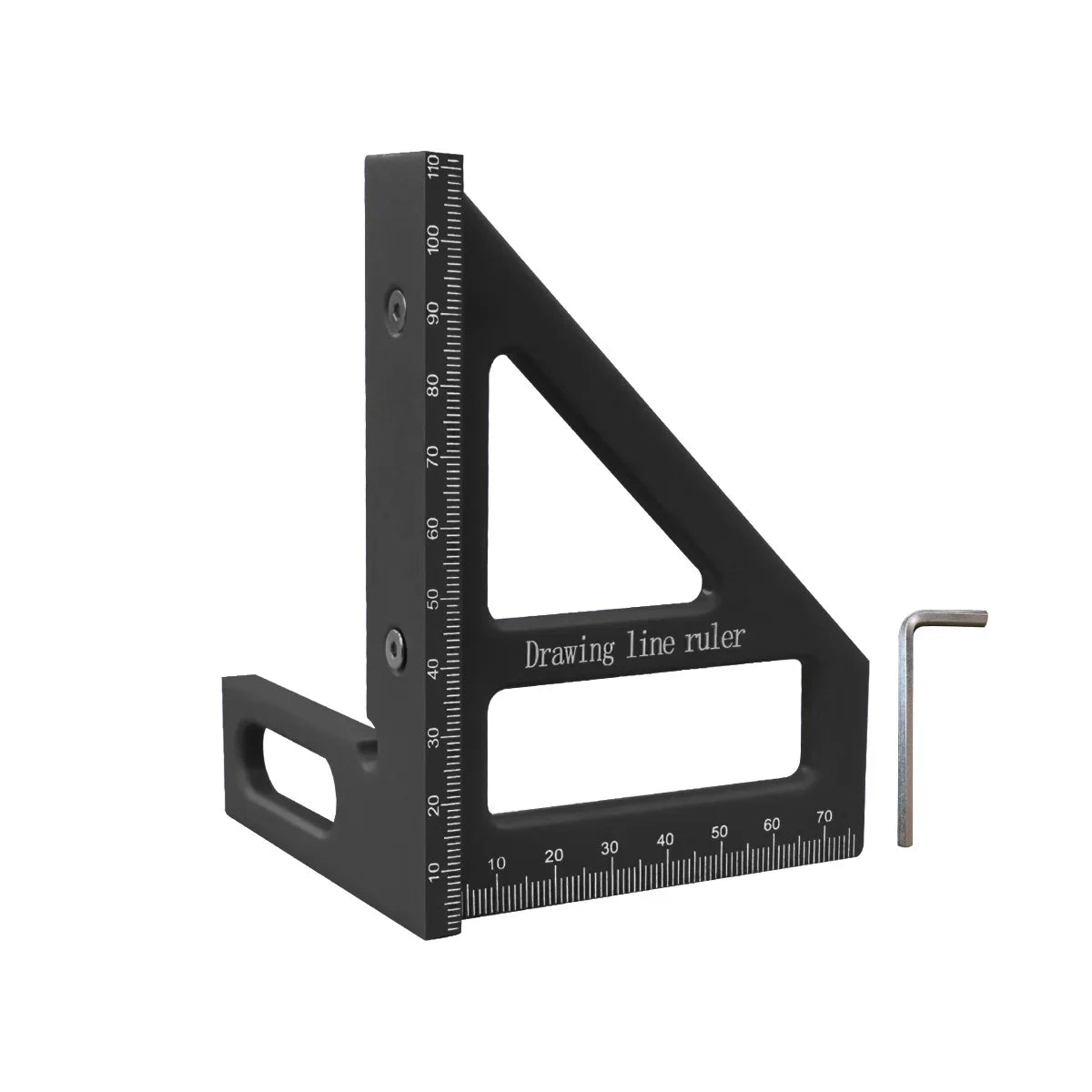 Multi-Angle Measuring Ruler | 45/90 Degree Plastic Carpenter Square Tool for Woodworking 8
