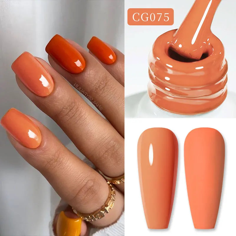 BORN PRETTY 10ml Blood Red Jelly Gel Nail Polish Halloween Nails Art Gel Polish Sheer Translucent Nail Gel for Winter Manicure 41